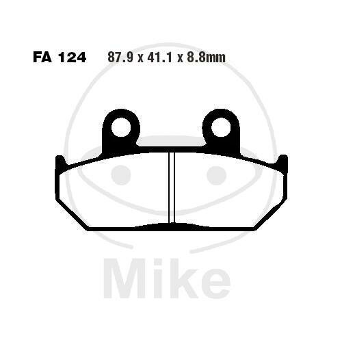 Pastiglie freno EBC standard FA124