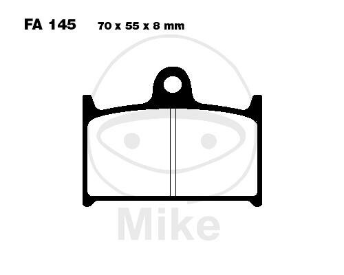 Pastiglie freno EBC standard FA145