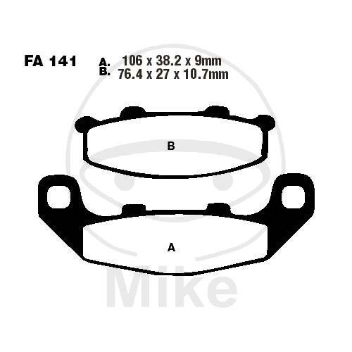 EBC Brake pads standard FA141