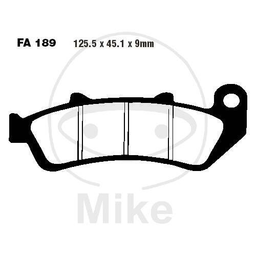 Pastiglie freno EBC standard FA189