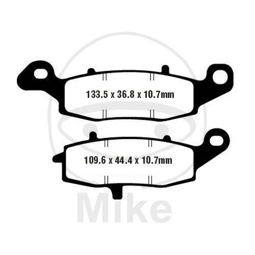 Pastiglie freno standard EBC in metallo semi-sinterizzato (serie V) FA231/2V