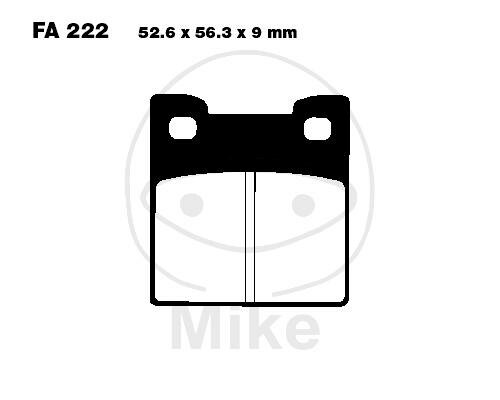 EBC Brake pads standard FA222