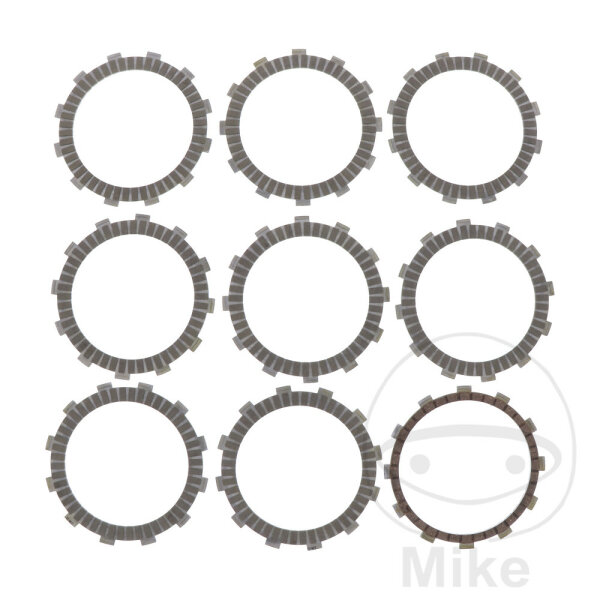 Clutch plates set TRW for Kawasaki Ninja 1000 H2 # 2015-2018