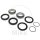 Wheel bearing set complete rear for Polaris Outlaw 450 525 Predator 500