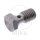 Banjo bolt single M10 x 1.50 stainless steel silver