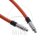 Brake line Stahlflex Vario 36 cm orange