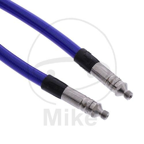 Brake line Stahlflex Vario 28 cm blue transparent