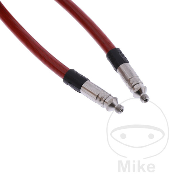 Brake line Stahlflex Vario 60 cm red transparent