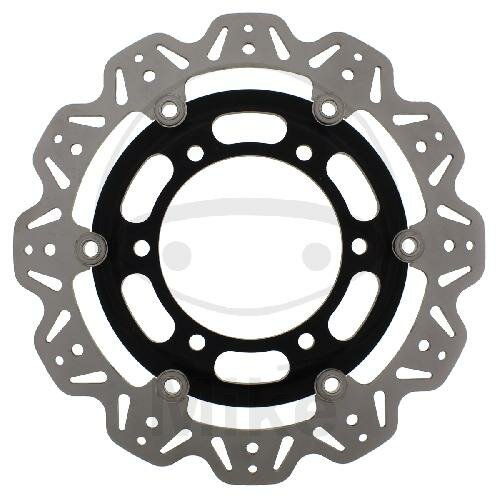 Brake disc VEE EBC black for Triumph 750 900 1000 1200