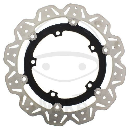 Brake disc VEE EBC black for Triumph Speed Triple Sprint 1050 Trophy 1215