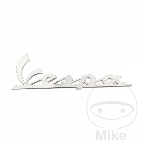 Lettering VESPA chrome original spare part for Vespa GTS GTV LX LXV PX S