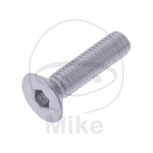 SCHR SENK M6X1.00MM 25MM AL SI