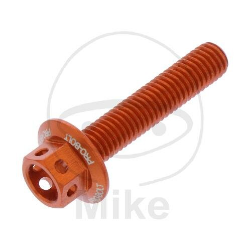 SCHR 6KT M5X0.8MM 25MM AL RAC OR