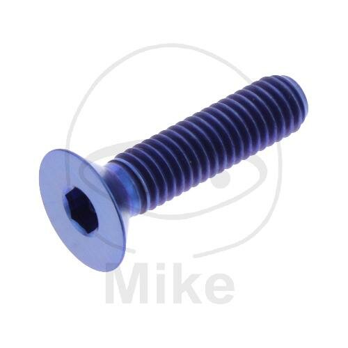 SCHR SENK M6X1.00MM 25MM TI BL