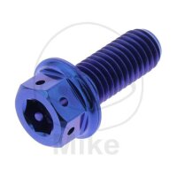 SCHR DUALDRIVE M8X1.25MM 20MM TI RAC BL