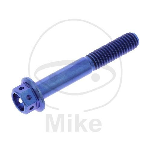 SCHR 6KT M6X1.00MM 40MM TI RAC BL