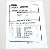 Motor Dichtsatz Dichtungssatz komplett für Suzuki GSX 400 E /S (GK53C) 82-87