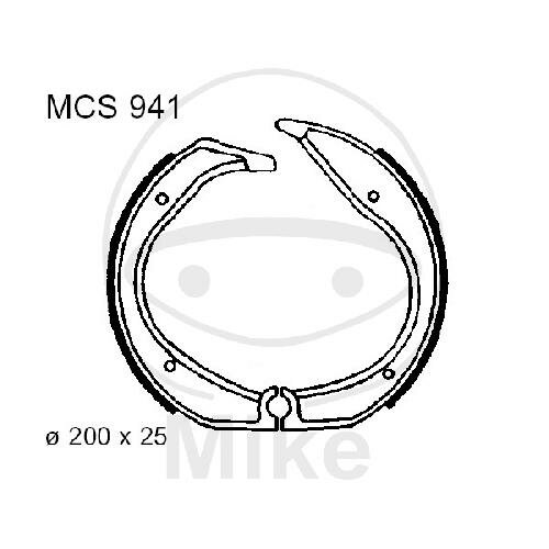 Bremsbacken ohne Feder für BMW K 75 R 45 65 80 100