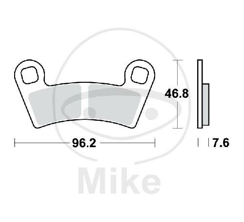 TRW Brake pad set Sinter SI MCB854SI