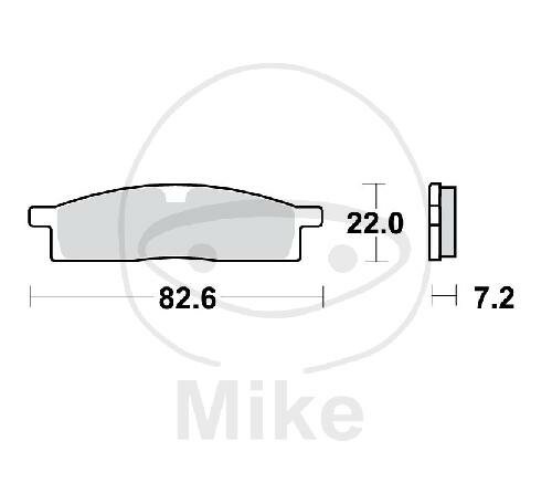 TRW brake pads standard MCB558