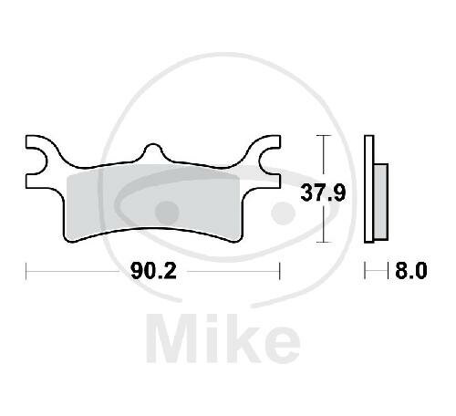 TRW Brake pad set Sinter SI MCB798SI