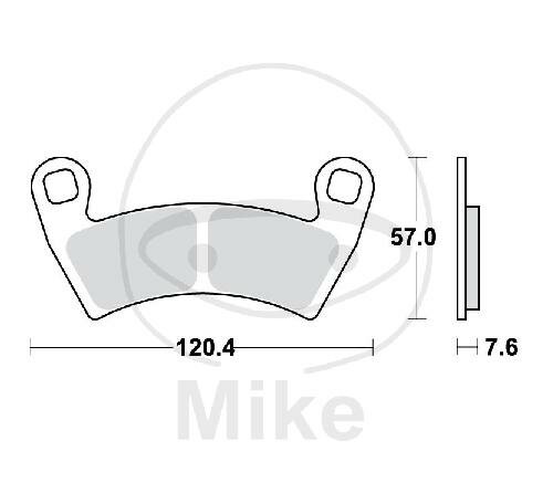 TRW Brake pad set Sinter SI MCB853SI