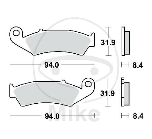 TRW Plaquettes de frein standard MCB594