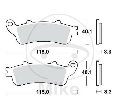 TRW Plaquettes de frein standard MCB704