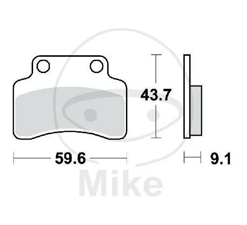 TRW brake pads standard MCB694