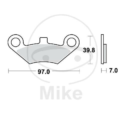 TRW Brake pad set Sinter SI MCB863SI