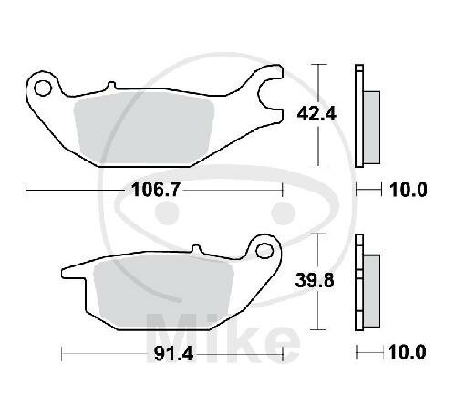 TRW Bremsklötze Standard MCB883