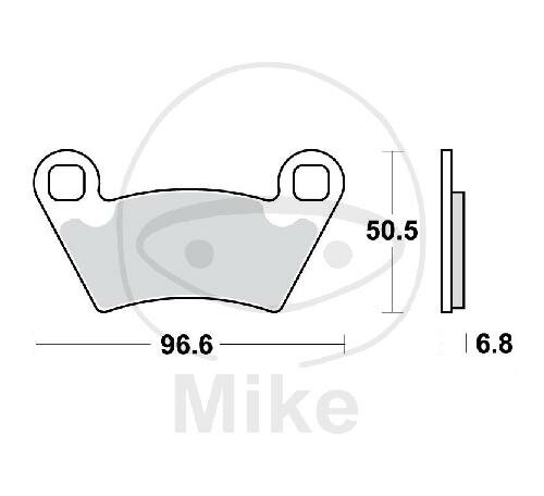 TRW Brake pad set Sinter SI MCB857SI