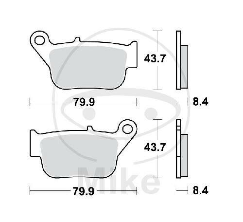 Revêtement pour scooter TRW-Lucas EC MCB880EC