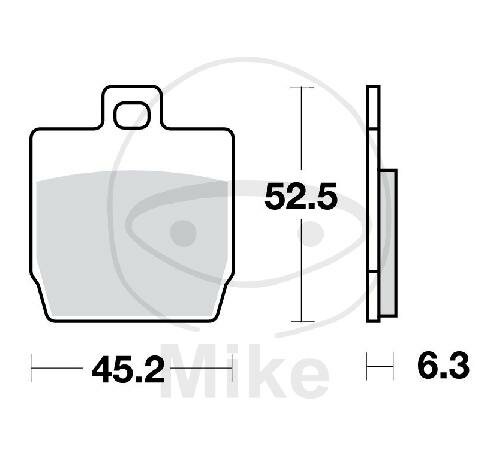 TRW brake pad set LC MCB701LC