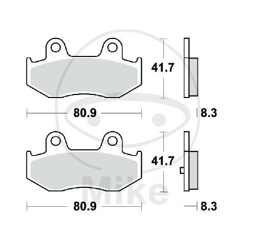 Set di pastiglie freno TRW LC MCB746LC