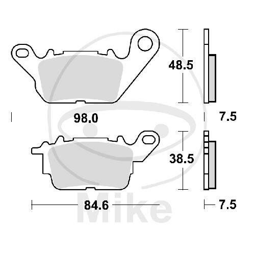 TRW Plaquettes de frein standard MCB892