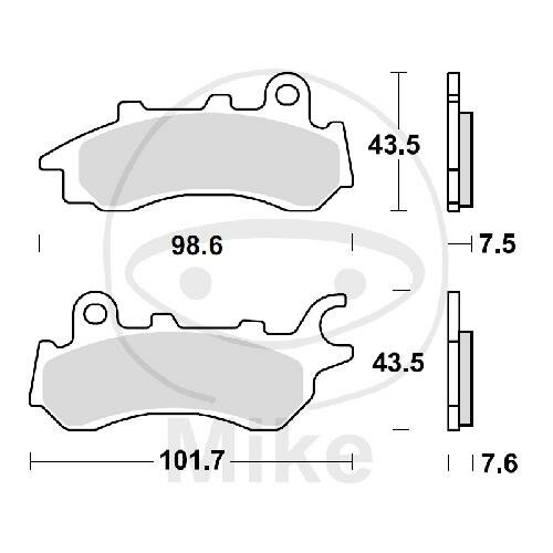 TRW Plaquettes de frein standard MCB895