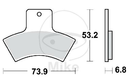 TRW Brake pad set Sinter SI MCB762SI