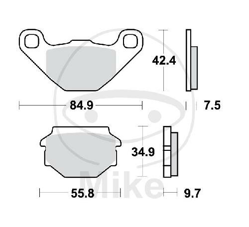 TRW Bremsklötze Standard MCB657