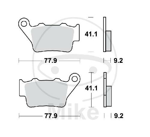 TRW Plaquettes de frein standard MCB672