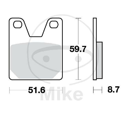 Pastiglie freno TRW Standard MCB702