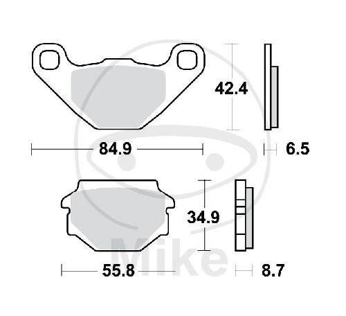 TRW Plaquettes de frein standard MCB628