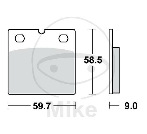 TRW Brake pad set sinter front MCB533SV