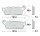 TRW Brake pad set sinter rear MCB848SH