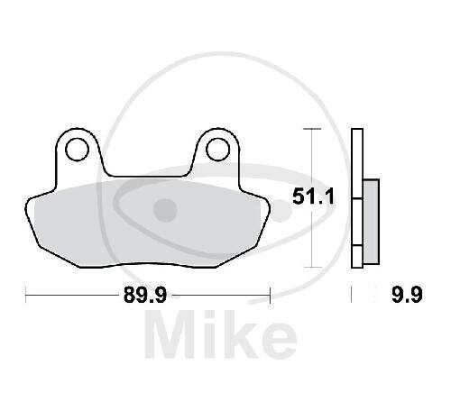 TRW brake pads standard MCB537