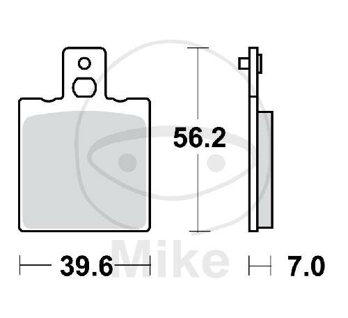 TRW brake pads standard MCB75