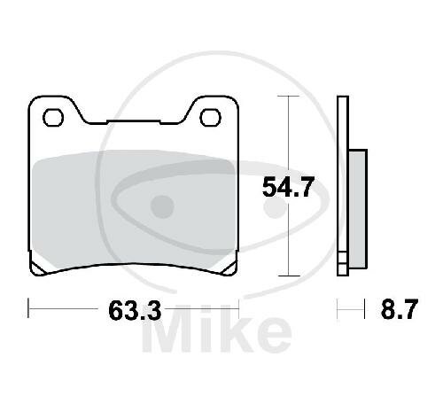 TRW brake pads standard MCB530