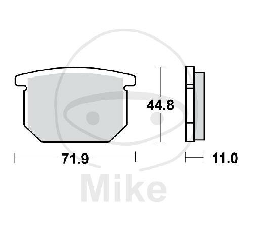 TRW brake pads standard MCB501