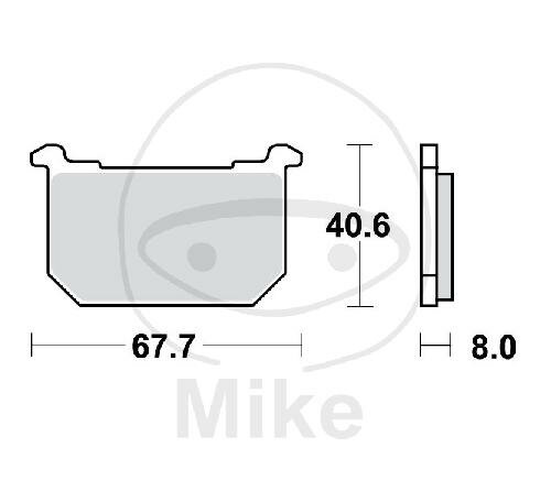 TRW brake pads standard MCB515