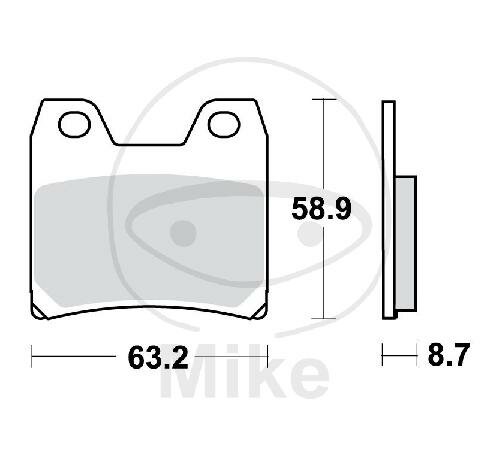 Pastiglie freno TRW Standard MCB725